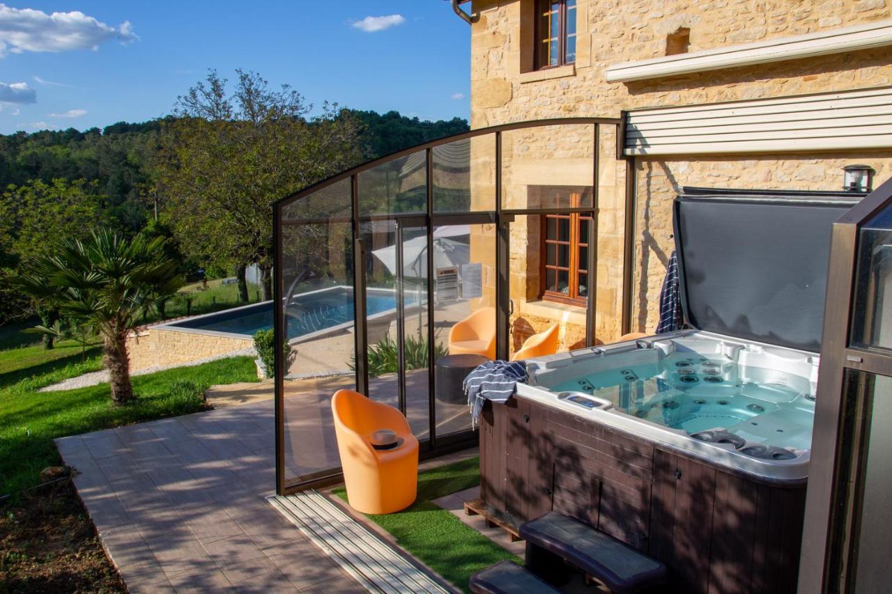 Le Four A Pain, Gite Avec Piscine Et Spa Proche Sarlat Marquay المظهر الخارجي الصورة